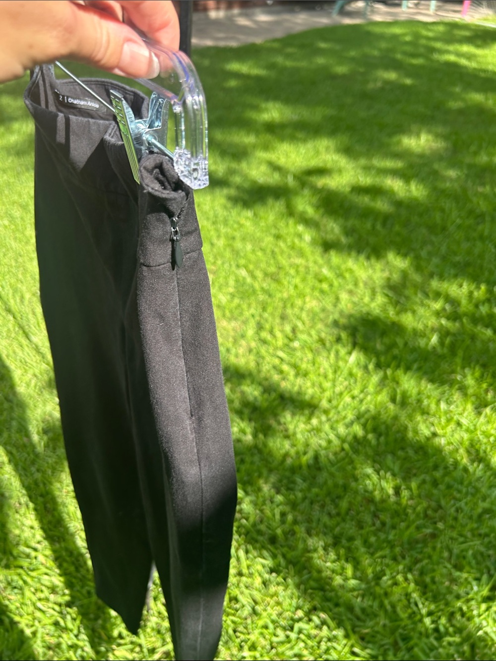 Talbots Chatham Ankle Pants - Black - Picture 5 of 6